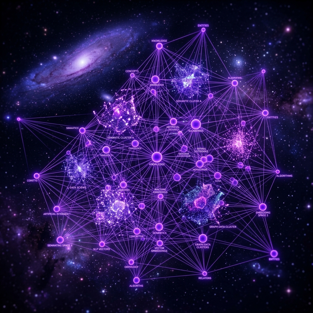 Knowledge Graph Indexing & Entity Vectors: How Search Engines Process Meaning Featured Graphic by HighSoftware99